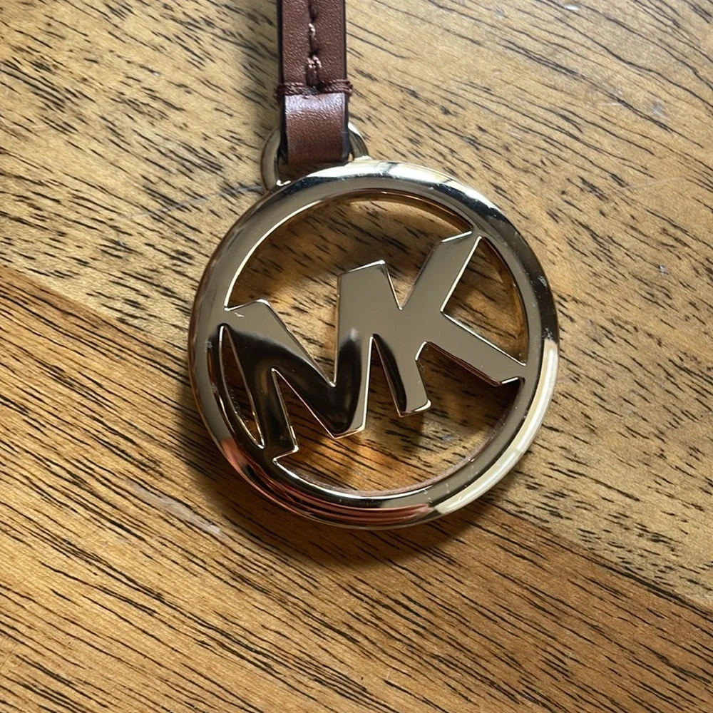 Michael Kors Brown Logo Shoulder Bag
